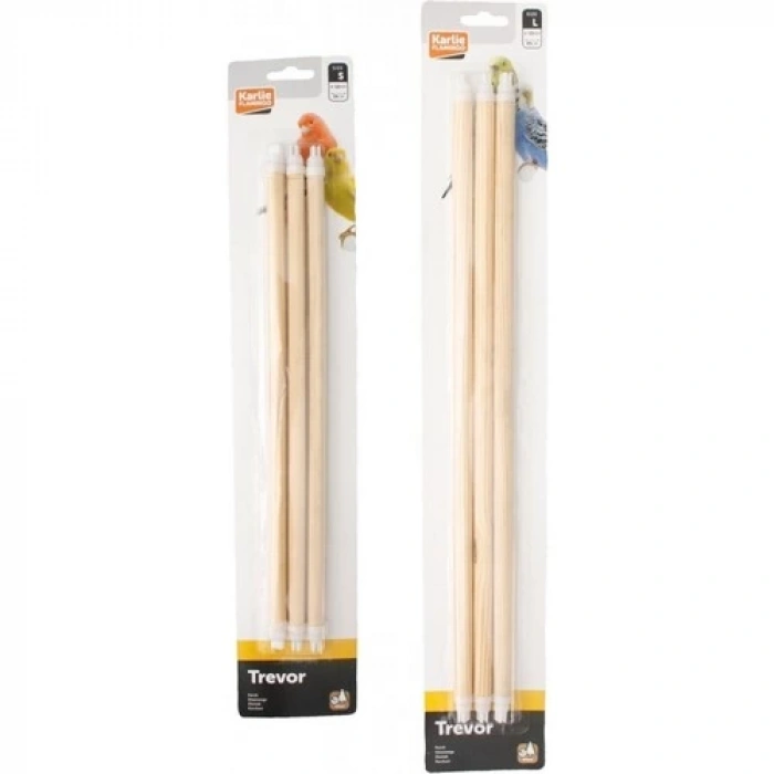 Karlie Ahşap Kuş Tüneği 3Lü 35 x 12 mm