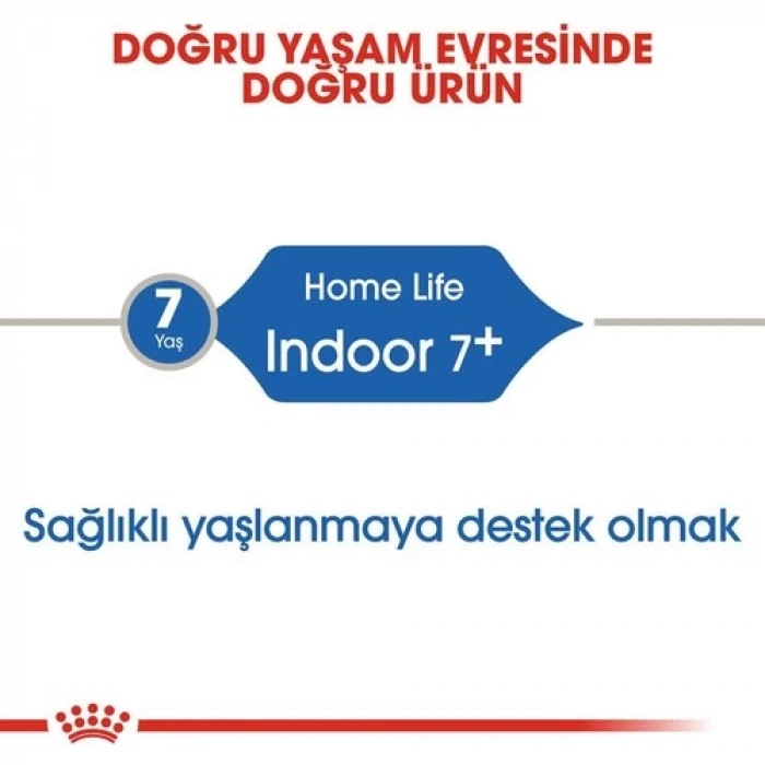 Royal Canin Indoor +7 Ev Kedileri için Yaşlı Kedi Maması 1,5 Kg