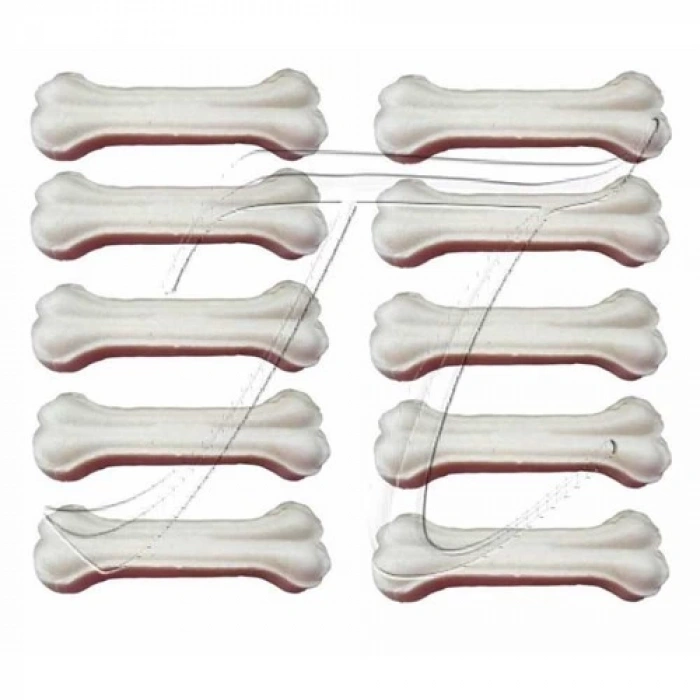 Garden Mix Sütlü Beyaz 6,5 90- 100 Gr Köpek Press Kemik 10Lu