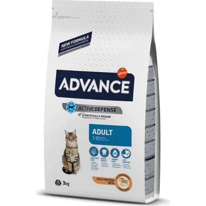 Advance Tavuklu ve Pirinçli Yetişkin Kedi Maması 3 Kg