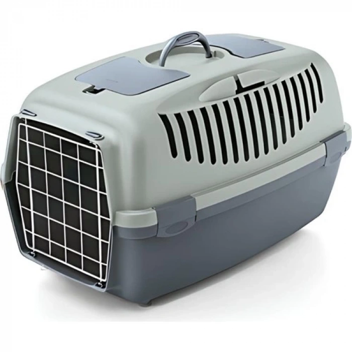 Stefanplast Gulliver 2 Metal Kapılı Mavi Kedi Köpek Çantası