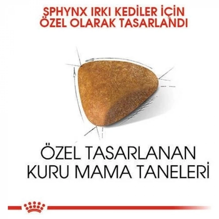 Royal Canin Tüysüz Sphynx Cinsi Yetişkin Kedi Maması 2 Kg