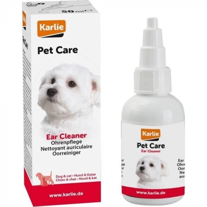 Karlie Kedi ve Köpek Kulak Temizleme Solüsyonu 50ml