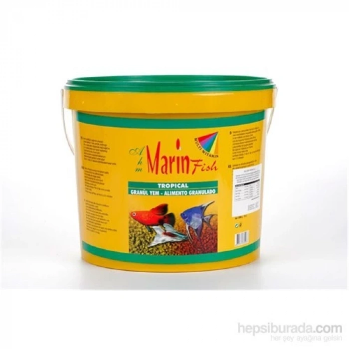 Tropical Gran.Food 10 Lt-3 Kg Balık Yemi