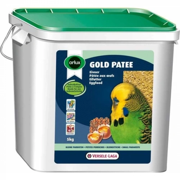 Versele-LagaOrlux Gold Patee Muhabbet Ve Küçük Paraket Ballı Yumurta Maması 5 Kg