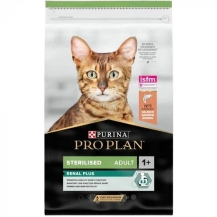 Pro Plan Renal Plus Sterilised Somonlu Kısırlaştırılmış Yetişkin Kedi Maması 10 Kg