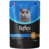 Reflex Plus Jöle Içinde Et Parçacıklı Ton Balıklı ve Alabalıklı Yetişkin Kedi Maması 85 gr