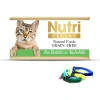 Nutri Feline Ton Balıklı ve Alabalıklı Tahılsız Yetişkin Kedi Maması 96x85 gr ve Kedi Tasması