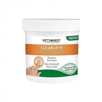 Vets Best Parabensiz Kedi ve Köpek Göz Temizleme Pedi 100 Adet