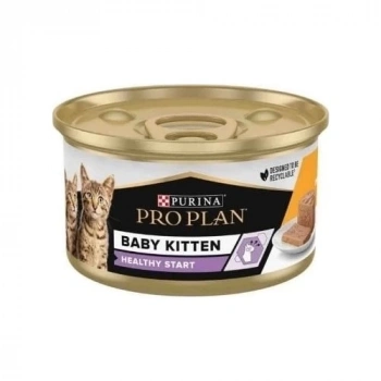 Pro Plan Baby Kitten Tavuklu Yeni Doğan Yavru Kedi Konservesi 85 gr