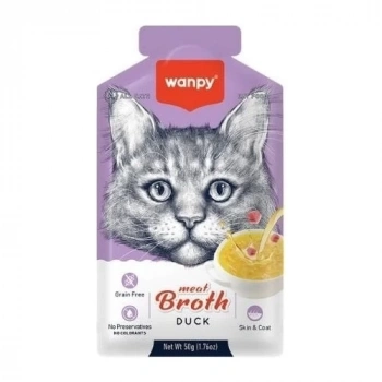 Wanpy Ördek Etli Tahılsız Kedi Çorbası 50 Gr