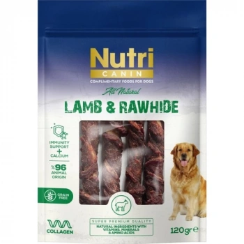 Nutri Canin Kuzu Eti Sarılı Kemik 120 gr