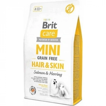 Brit Care Mini G-F Hair & Skin Salmon & Herring Fresh 2 Kg