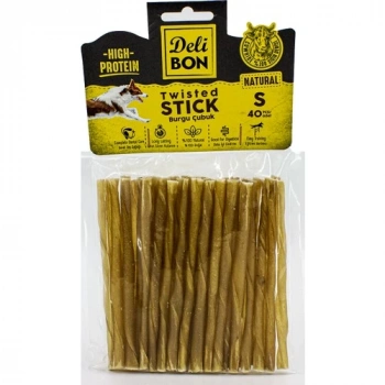 Delibon Burgu Çubuk İnce Boy 40lı Paket Naturel