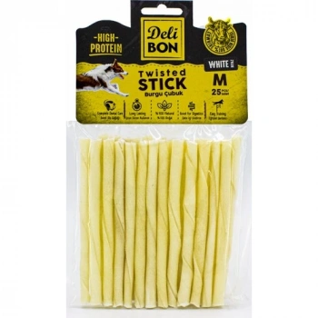 Delibon Burgu Çubuk Orta Boy 25li Paket Beyaz