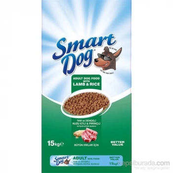 Smart Dog Kuzu Etli Ve Prinçli Kuru Yetişkin Köpek Maması 15 Kg.