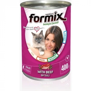 Formix Beef & Liver /Sığır Etli Ve Ciğerli Konserve Kedi Maması 400Gr