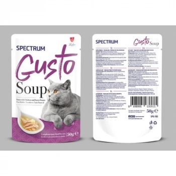 Ton Balıklı ,tavuklu ve Tatlı Patatesli Kedi Çorbası