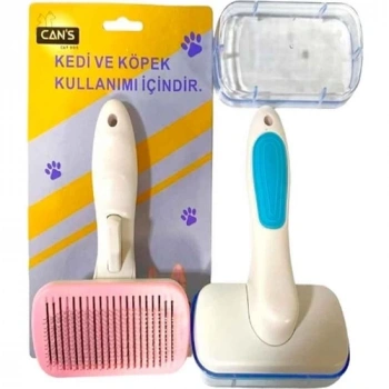 Amazon Pet Cans Incetelli Basmalı Dikdörtgen Tarak Muhafaza Kapaklı 18 x 10.5 cm