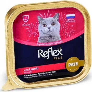Reflex Plus Pate Kuzu Etli Kedi Konservesi 85 gr