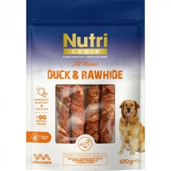 Nutri Canin Ördek Eti Sarılı Kemik 120 gr