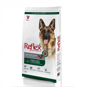 Reflex Kuzu Etli, Pirinçli ve Sebzeli Yetişkin Köpek Maması