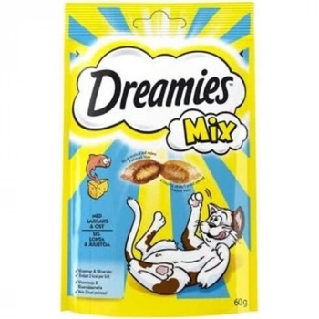 Dreamies Mix Balıklı Yavru ve Yetişkin Kedi Ödülü 60 Gr