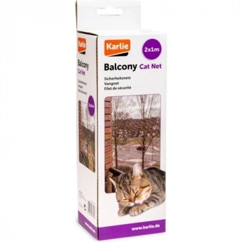 Karlie Kedi İçin Balkon Ağı 2m X 1m