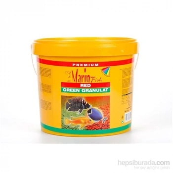 Ahm Marin Red Green Granulat Balık Yemi Kova 3 KG