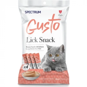Spectrum Gusto Somon Balıklı Sıvı Ödül Maması 15 gr 4 x 15 gr