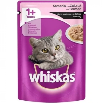 Whiskas Pouch Somonlu Yetişkin Kedi Konservesi 85 gr