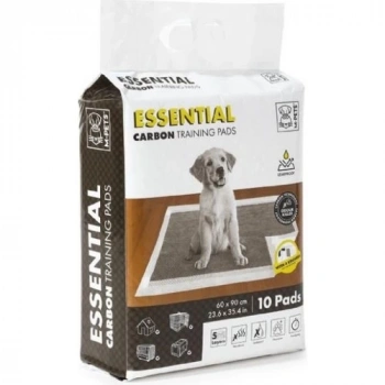M-Pets Essential Karbonlu Yapışkanlı Köpek Çiş Pedi 10lu 60X90CM