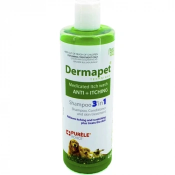 Purele Dermapet Kedi Ve Köpek İçin Dermatolojik Etkili Kremli Şampuan 450 ml
