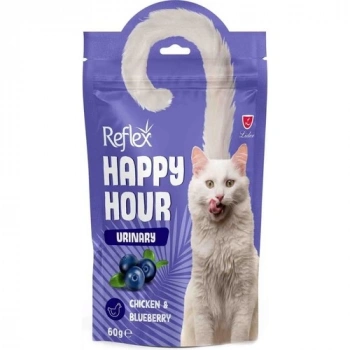 Reflex Happy Hour Idrar Yolu Destekleyici Tavuklu Kedi Ödül Maması 60 gr