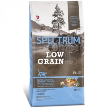 Spectrum Low Grain Yetişkin Kedi Maması Somonlu&hamsili&kızılcıklı 2 kg