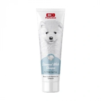 Bio Pet Active Diamond White Shampoo Beyaz Tüylü Köpekler Için Şampuan