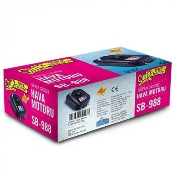 Quik Sb-988 Dört Çıkışlı Akvaryum Hava Motoru