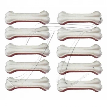 Garden Mix Sütlü Beyaz 6,5 90- 100 Gr Köpek Press Kemik 10Lu