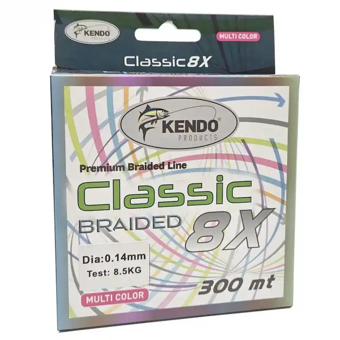 Kendo Classic 8X 300m Multicolor Örgü İp