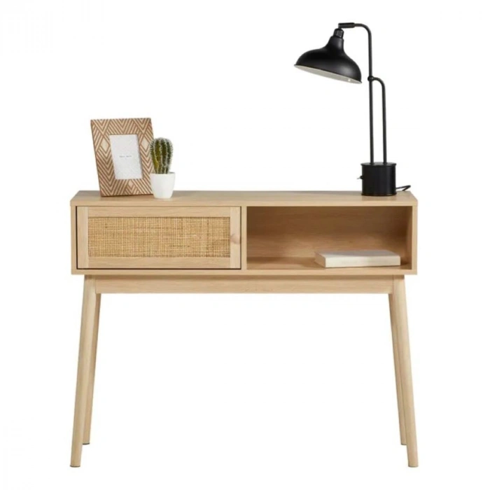 Ahşap Kumaş Kapak Detay Modern Dresuar