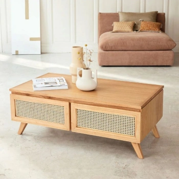 Nova Masif & Rattan Orta Sehpa