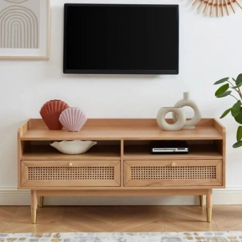 Livento Modern Masif Ahşap Hazeran TV Ünitesi