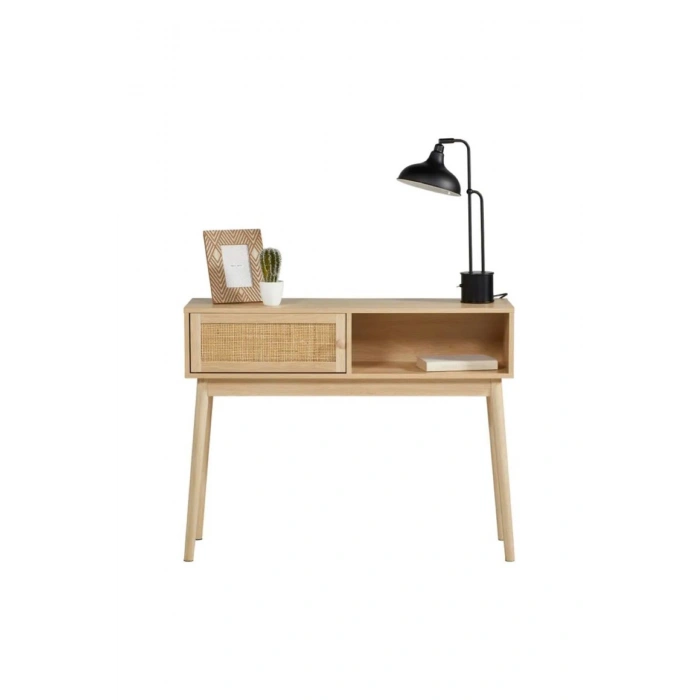 Ahşap Kumaş Kapak Detay Modern Dresuar