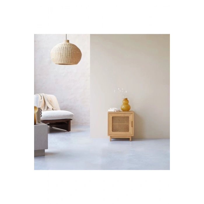 Scandi Mood Rattan Detaylı Komodin