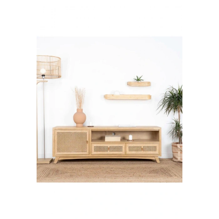 Serena Naturel Ahşap TV Ünitesi