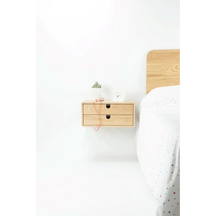 Luna Duvara Monte Ahşap Komodin