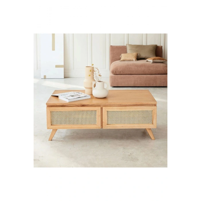 Nova Masif & Rattan Orta Sehpa