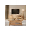 Ahşap Rattan Kapak Detaylı Modern Tv Ünitesi