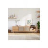 Ahşap Rattan Kapak Detaylı Modern Tv Ünitesi
