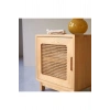 Scandi Mood Rattan Detaylı Komodin